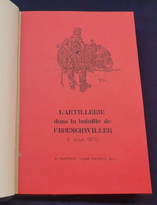 L'Artillerie dans la bataille de froeschwiller - 6 Aout 1870
