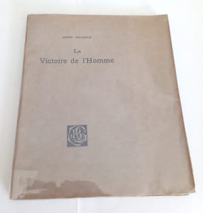 La victoire de l'homme - Poèmes 1914/1918 - un des 3 exemplaires sur Japon