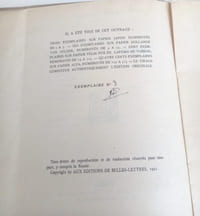La victoire de l'homme - Poèmes 1914/1918 - un des 3 exemplaires sur Japon