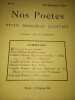 Nos poètes - Revue Mensuelle illustrée N. 3 / 15 Décembre 1923. Collectif