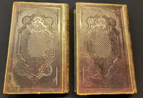 Voyage dans l'Asie Mineure , en Mésopôtamie , a Palmyre , en Syrie , en Palestine et en Egypte - 2 tomes en 2 volumes . Baptistin Poujoulat