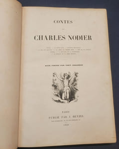 Contes de Charles Nodier - Trilby - Le songe d'or - Baptiste Montauban - La fée aux miettes - la combe de l'homme mort - Inès de las sierras - Smarra - la neuvaine de la chandeleur - la légende de la soeur Béatrix 