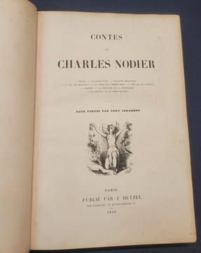 Contes de Charles Nodier - Trilby - Le songe d'or - Baptiste Montauban - La fée aux miettes - la combe de l'homme mort - Inès de las sierras - Smarra ...