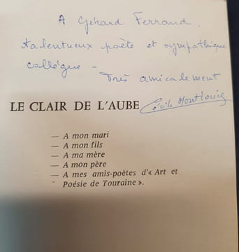 Le clair de l'aube. Cécile Montlouis