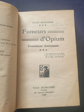Fumeurs d'opium - Comédiens ambulants. Jules Boissière