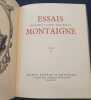 Essais de Michel Eyquem , seigneur de Montaigne - 5 volumes. Montaigne