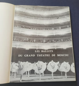 Les ballets du grand théatre de Moscou ( Bolchoi)