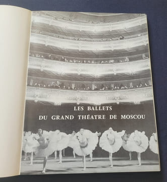 Les ballets du grand théatre de Moscou ( Bolchoi). undefined