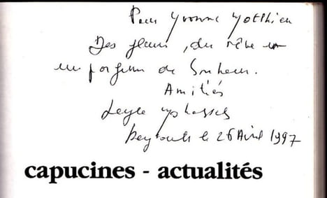 Capucines Actualités. KHOURY-MOHASSEB Leila