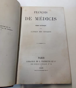 François de Medicis - Roman historique 