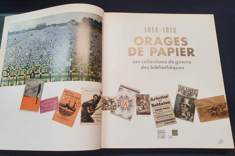 1914 - 1918 Orages de papier - les collections de guerre des bibliothèques . Collectif