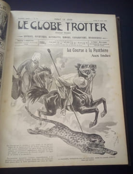 Le Globe Trotter - Journal de voyages , aventures , actualités , romans , explorations , découvertes - 2e semestre 1902 - 1ere année. undefined