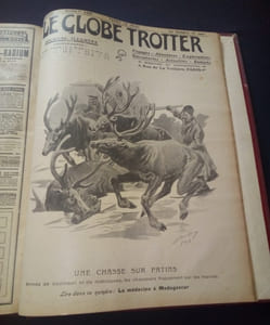 Le Globe Trotter - Journal de voyages , aventures , actualités , romans , explorations , découvertes -1ere semestre 1906  - 5e année