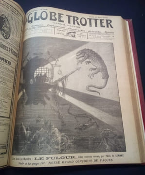 Le Globe Trotter - Journal de voyages , aventures , actualités , romans , explorations , découvertes -1ere semestre 1907  - 6e année. undefined