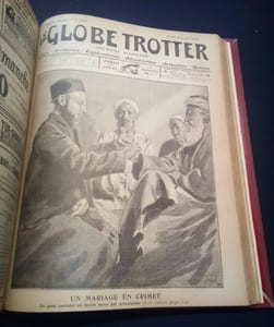 Le Globe Trotter - Journal de voyages , aventures , actualités , romans , explorations , découvertes -1ere semestre 1907  - 6e année