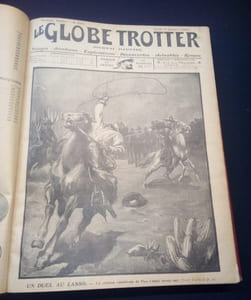 Le Globe Trotter - Journal de voyages , aventures , actualités , romans , explorations , découvertes -1ere semestre 1907  - 6e année