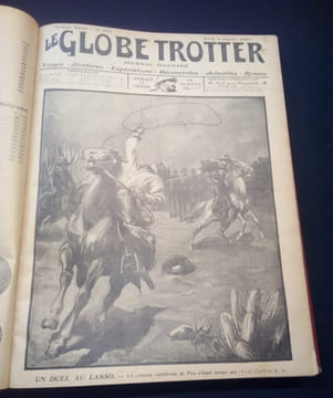 Le Globe Trotter - Journal de voyages , aventures , actualités , romans , explorations , découvertes -1ere semestre 1907  - 6e année. undefined