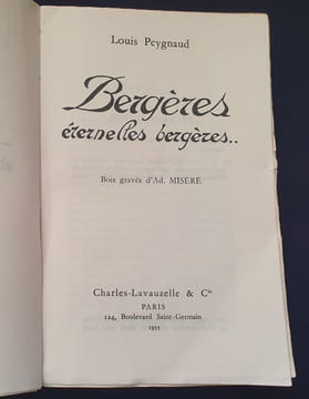 Bergères , éternelles bergères.... Louis Peygnaud