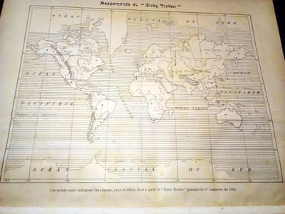 Le Globe Trotter - Journal de voyages , aventures , actualités , romans , explorations , découvertes  - 1er   semestre 1905  - 4e année