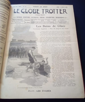 Le Globe Trotter - Journal de voyages , aventures , actualités , romans , explorations , découvertes - 2e semestre 1906 - 5e année. undefined
