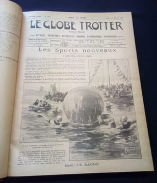 Le Globe Trotter - Journal de voyages , aventures , actualités , romans , explorations , découvertes - 1er semestre 1904 - 3e année. undefined