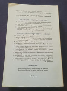 Le peuple esquimau aujourd'hui et demain - 4e congrés international de la Fondation Française d'Etudes Nordiques