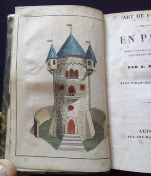 Art de fabriquer toutes sortes d'ouvrages en papier pour l'intruction et l'amusement des jeunes gens des deux sexes avec 22 planches gravées suivi de ...