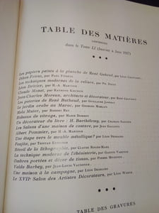 Art et décoration - Revue mensuelle d'art moderne - Tome LI et Tome LII - Année 1927 complète