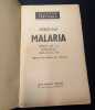 Malaria - Récit de la brousse Malgache. Georges Vally