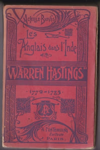 Les Anglais Dans L'inde - Warren Hastings (1772-1785)