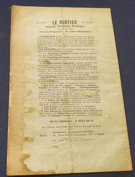 Le crédit des compagnies de chemin de fer Français - leurs placements et amortissements . Alfred Neymarck