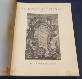 Catalogue de La Quincaillerie Centrale - Paris 