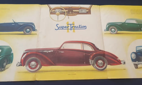 Dépliant publicitaire Supertraction. undefined