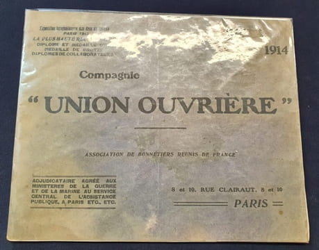 Brochure - Compagnie Union Ouvrière - Association de Bonnetiers réunis de France . undefined