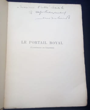 Le portail royal ( Cathédrale de Chartres ). René Schwob