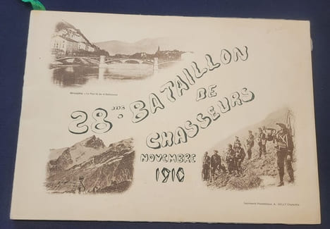 28e bataillon de chasseurs - Novembre 1910. undefined