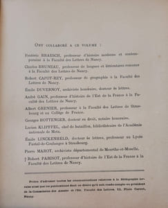 Annales de l'Est - Bibliographie Lorraine - Tome X 1928/1929/1930 
