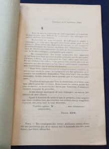 Catalogue de livres rares & curieux en vente à la librairie Clovis Ripé Rue Poterie à  Vendôme 