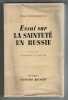 Essai Sur La sainteté En Russie. KOLOGRIVOF Ivan