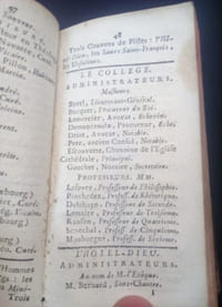 Almanach pour le Beauvaisis - Année 1766 contenant la suite de la combinaison chronologique de l'histoire du pays , avec les années du règne des rois de France , du Pontificat des Papes , de l'épiscopat des évèques de Beauvais , de l'administration des maires de la ville , l'état écclésiastique & civil de ladite ville , etc ... Suivi de Recueil d'instructions et de recettes a l'usage des habitans de la campagne , spécialement du Beauvaisis - Année 1765 
