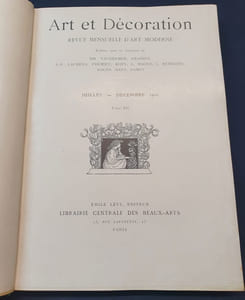Art et décoration - Revue mensuelle d'art moderne - 2e semestre 1902 Juillet / Décembre Tome XII