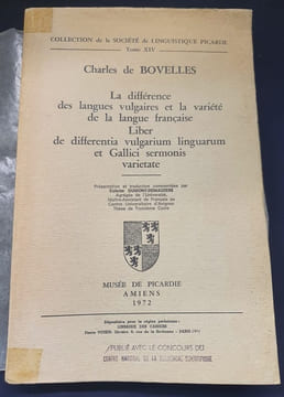 La différence des langues vulgaires et la variété de la langue Française . Charles de Bovelles