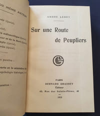 Sur une route de peupliers