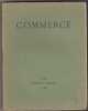 Cahiers Trimestriels - COMMERCE N. XIX - Printemps 1929. COLLECTIF