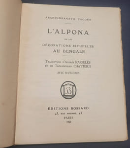 L'Alpona ou les décorations rituelles au Bengale