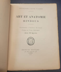 Art et anatomie Hindous