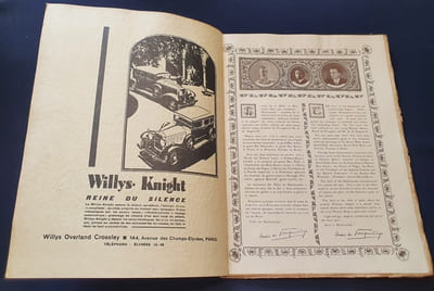 Programme publicitaire pour le cabaret Shéhérazade ( 1930)