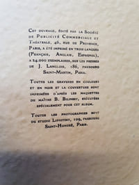 Programme publicitaire pour le cabaret Shéhérazade ( 1930)