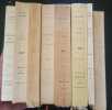 8 éditions originales sur grands papiers de Georges Duhamel. Georges Duhamel