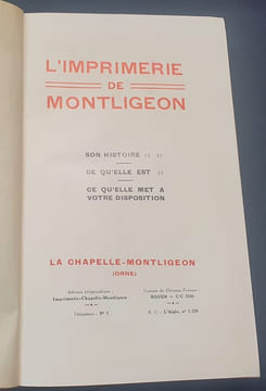 L'imprimerie de Montligeon - son histoire - ce quelle est - ce quelle met a votre disposition. undefined